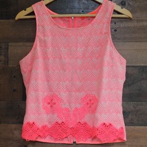 lulumari Sleeveless top sz L